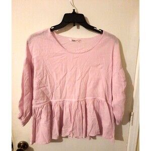 Dalin Lavender Cotton Blouse – Women’s Size M – Light Purple Casual Top